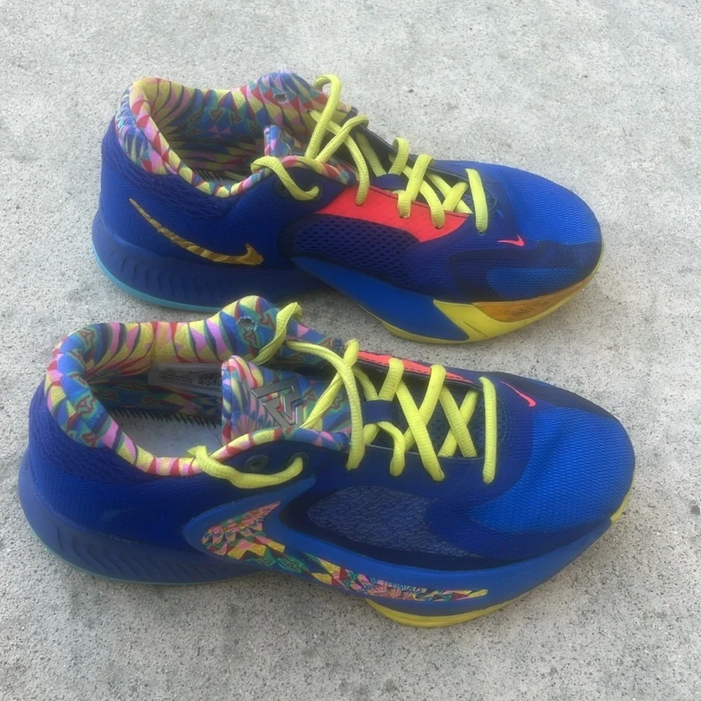 Nike Zoom Freak 4 Kaleidoscope Men's Sneakers Size 7